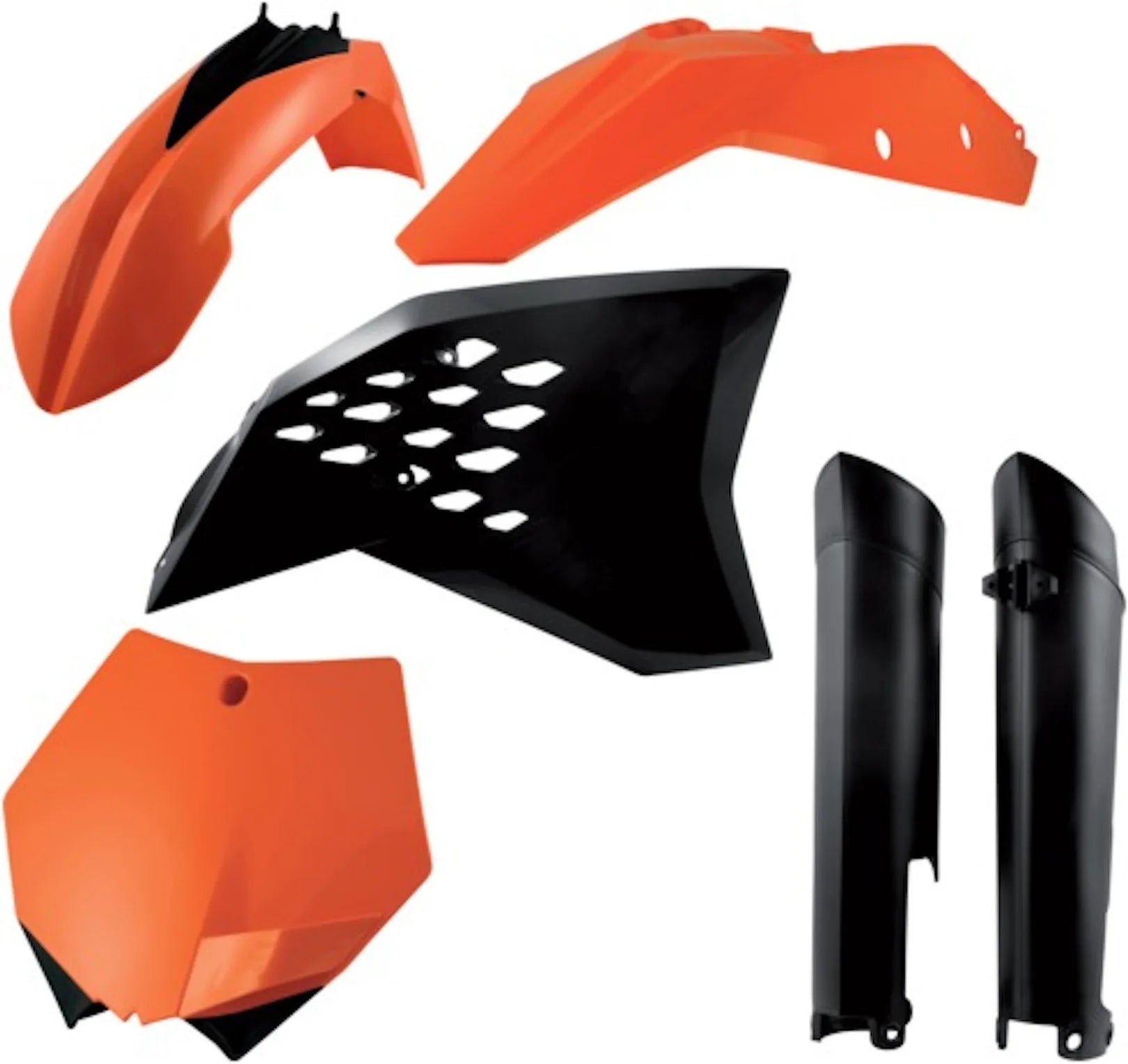 Kit Completo Plastiche - Acerbis Compatibile Con Ktm 450 Sx-F (2008-2010)