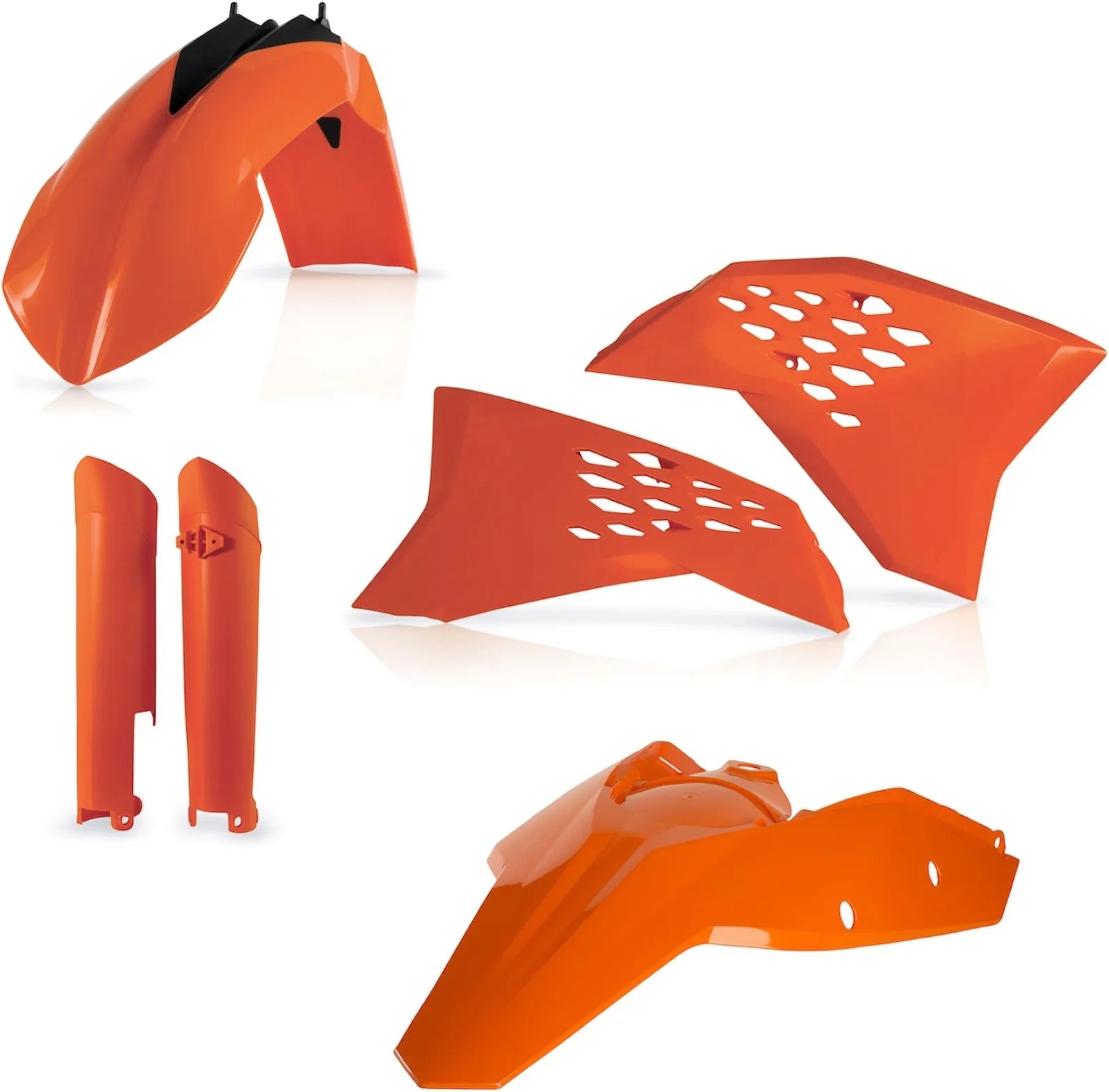 Kit Completo Plastiche - Acerbis Compatibile Con Ktm 350 Exc-F (2008-2011)