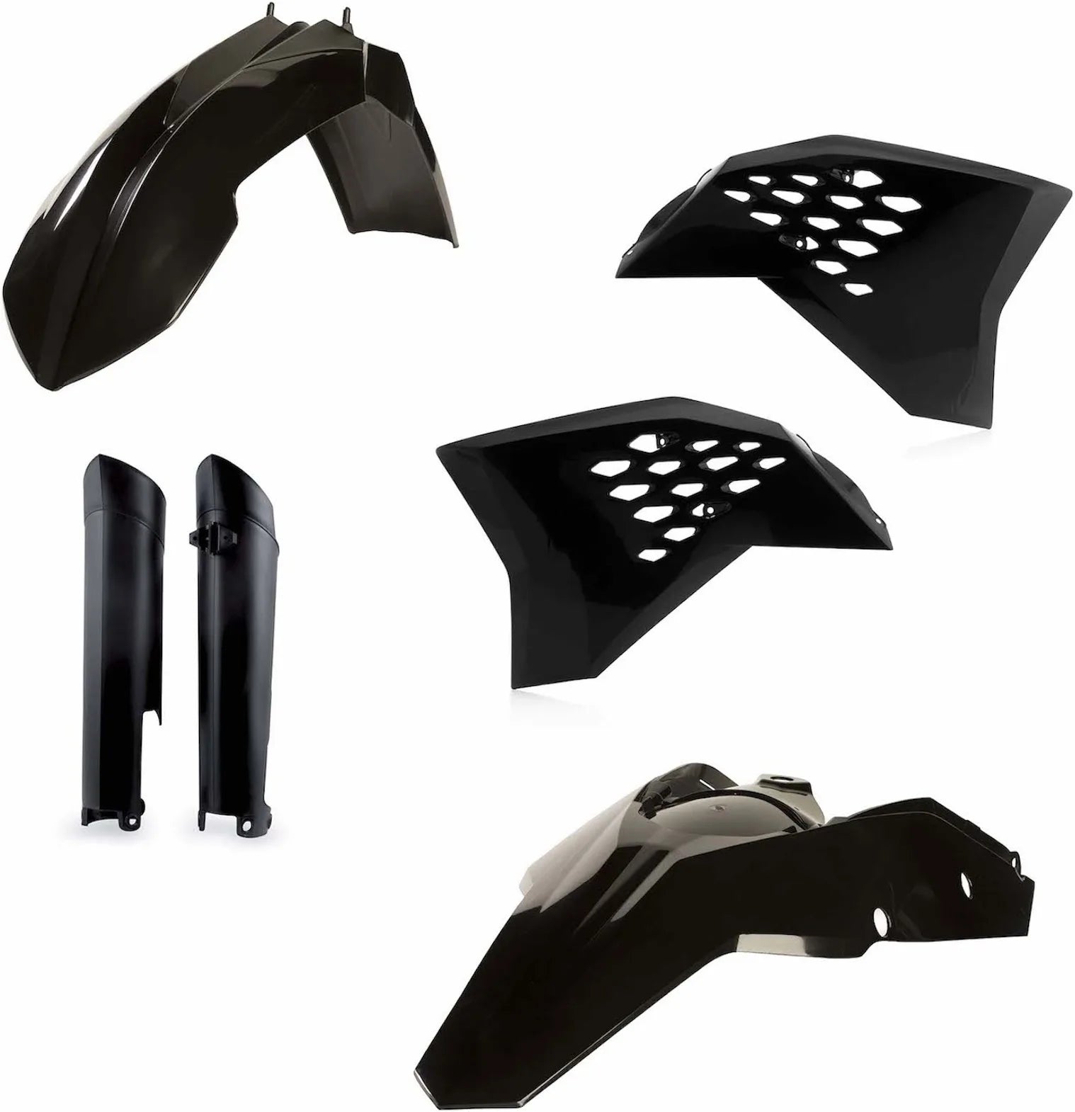 Kit Completo Plastiche - Acerbis Compatibile Con Ktm 350 Exc-F (2008-2011)