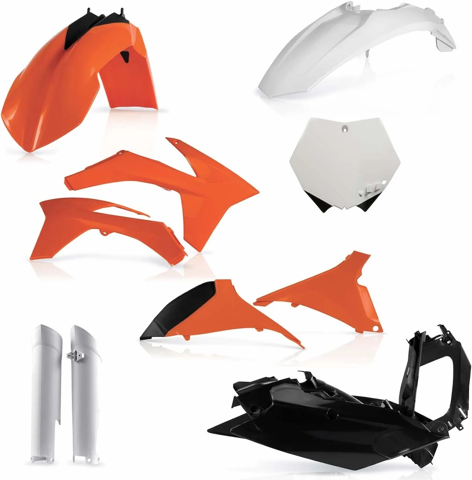 Kit Completo Plastiche - Acerbis Compatibile Con Ktm 450 Sx-F (2011-2012)