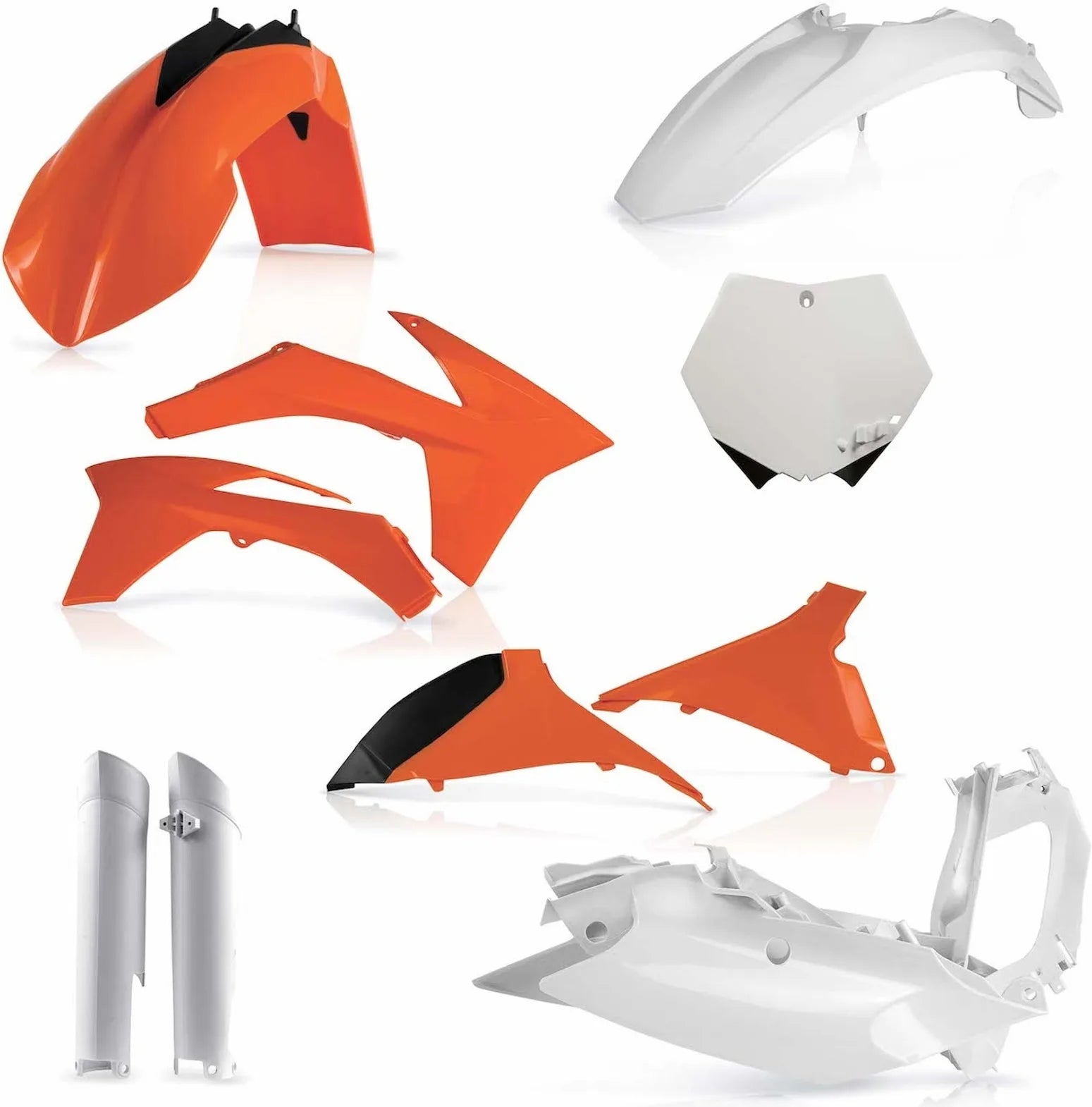 Kit Completo Plastiche - Acerbis Compatibile Con Ktm 450 Sx-F (2011-2012)