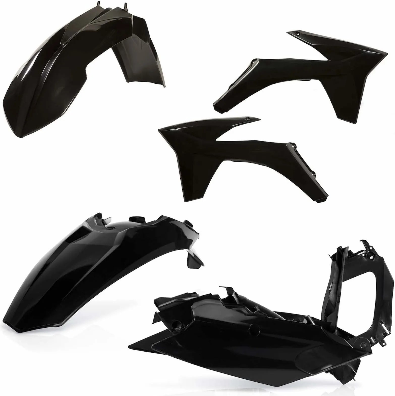 Kit Plastiche - Acerbis Compatibile Con Ktm 125 Exc (2012-2013)