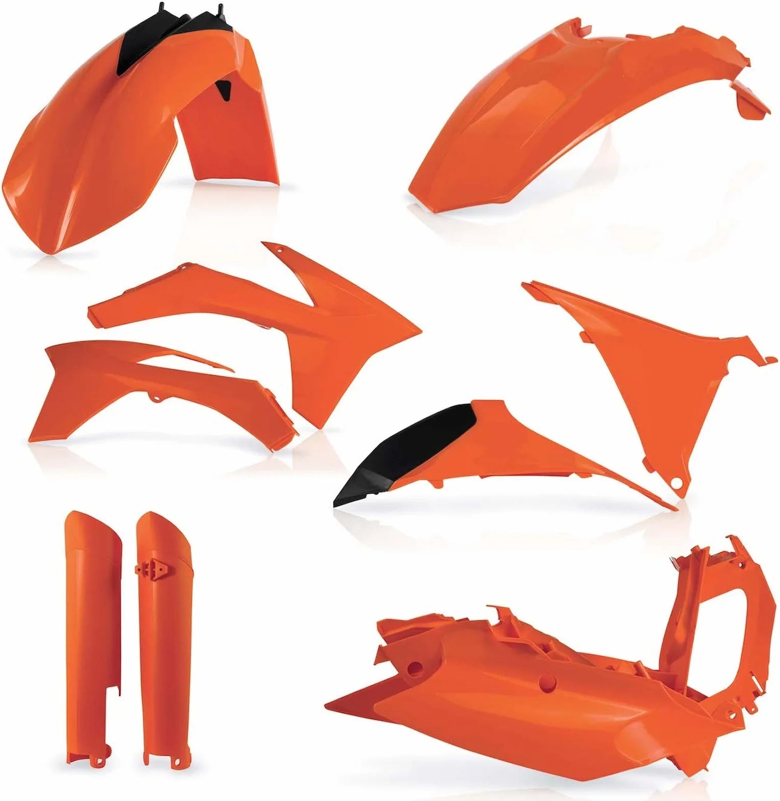 Kit Completo Plastiche - Acerbis Compatibile Con Ktm 380 Exc 2T (2012-2013)