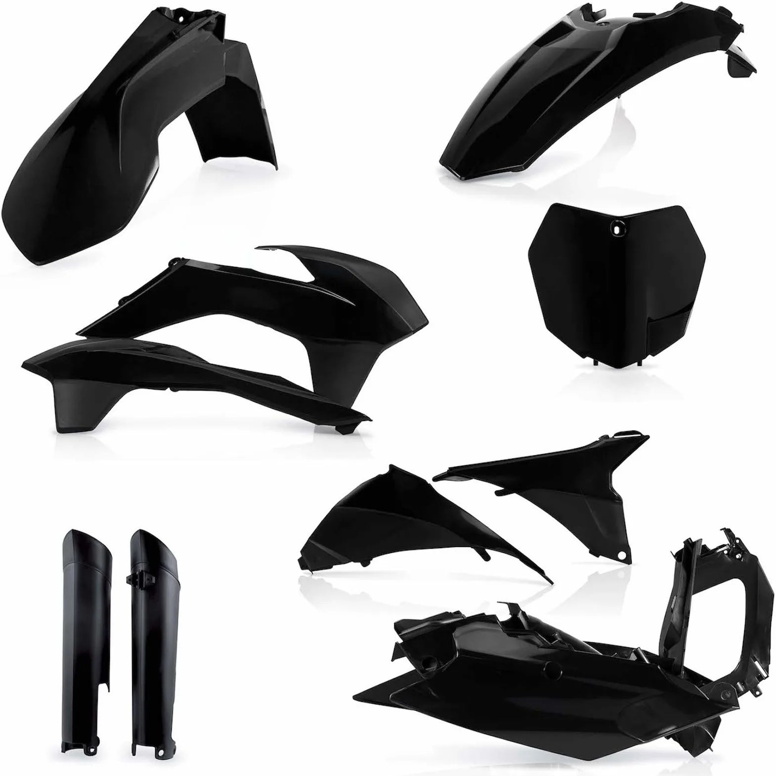 Kit Completo Plastiche - Acerbis Compatibile Con Ktm 125 Sx (2013-2014)