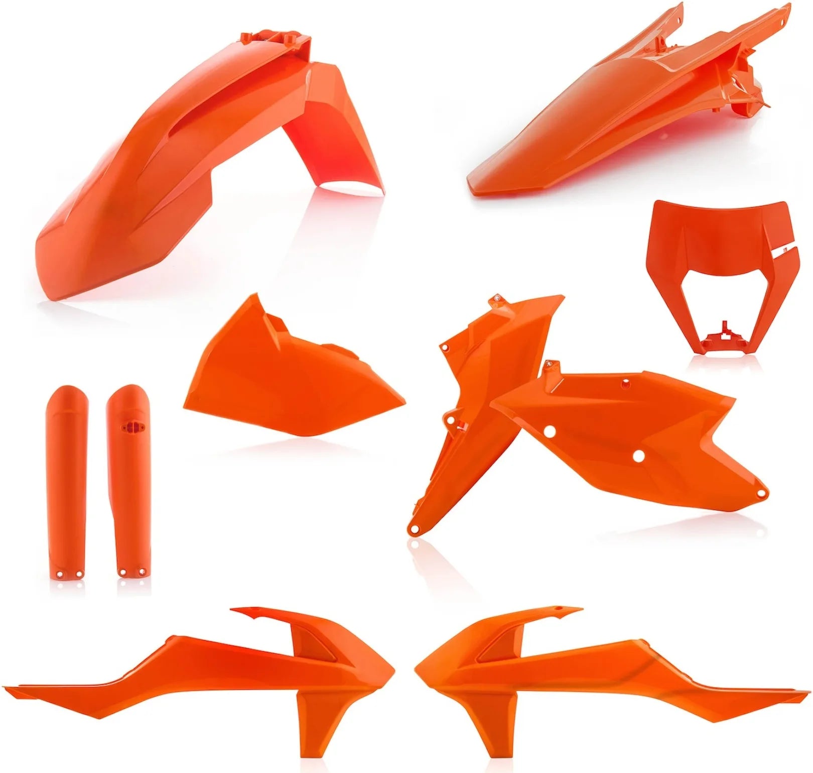 Kit Completo Plastiche - Acerbis Compatibile Con Ktm 350 Exc-F (2017-2018)