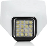 Headlight Mask Vsl - Acerbis Compatible With Husqvarna Fe 350 (2017-2019)
