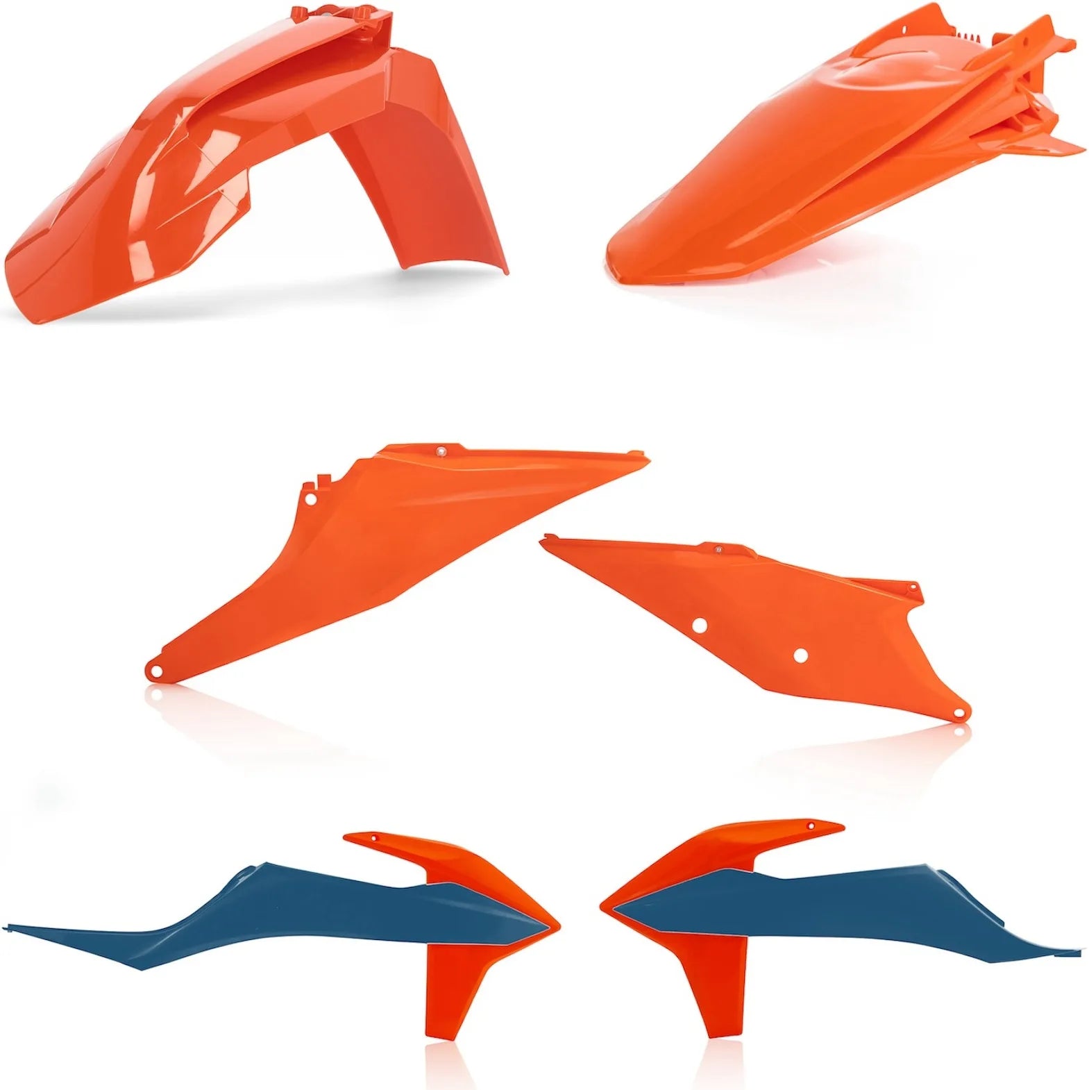 Kit Plastiche - Acerbis Compatibile Con Ktm 125 Xc-W (2020-2021)