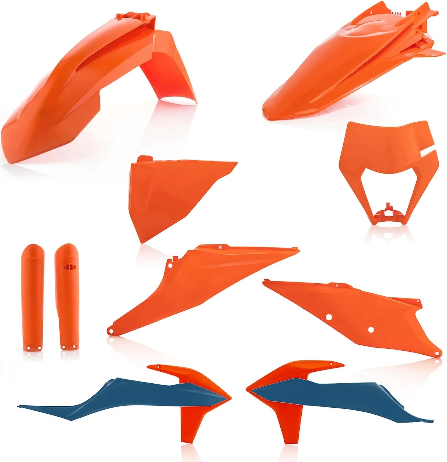Kit Completo Plastiche - Acerbis Compatibile Con Ktm 350 Exc-F (2020-2022)