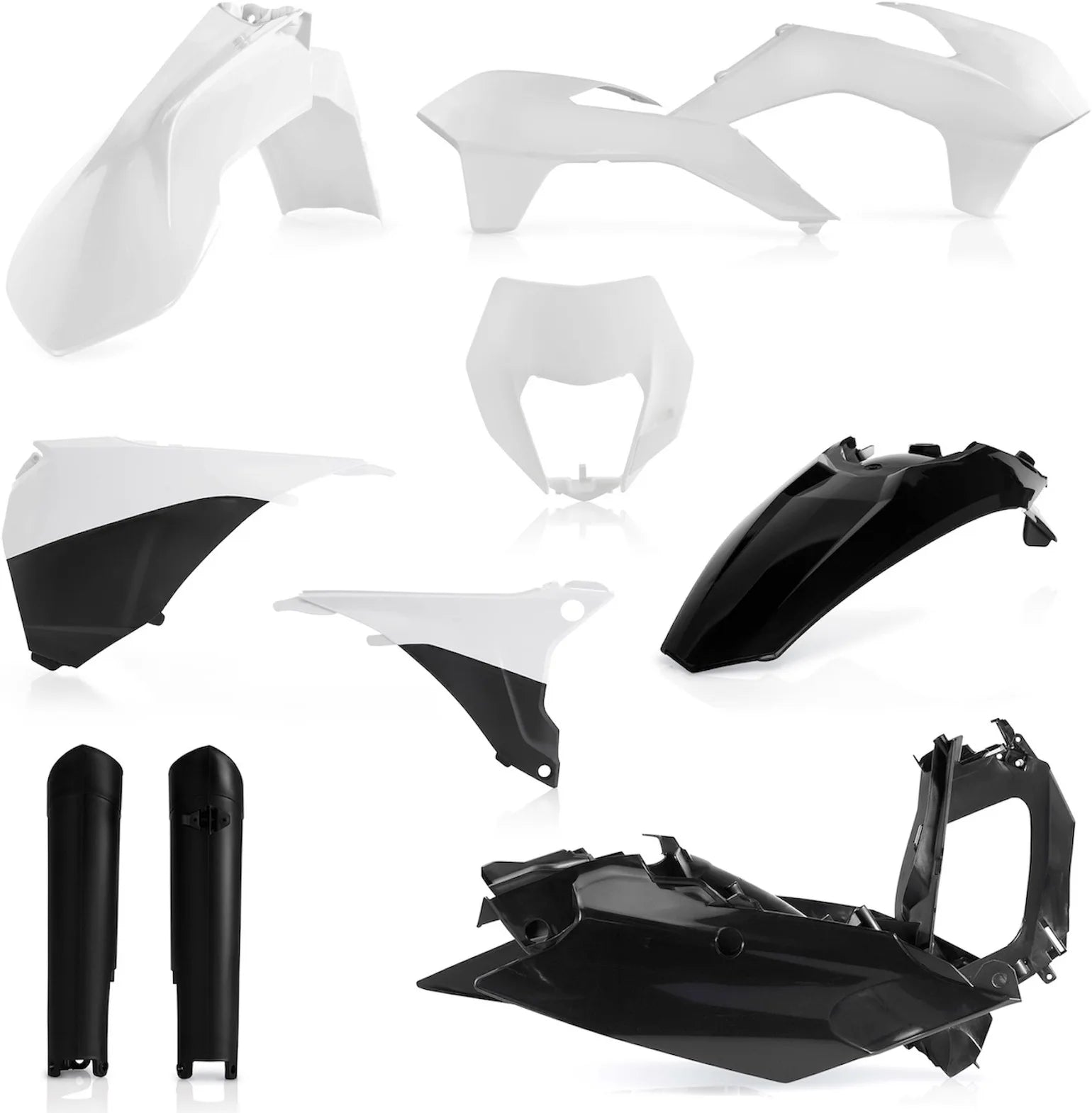 Kit Completo Plastiche - Acerbis Compatibile Con Ktm 400 Exc-F (2014-2015)