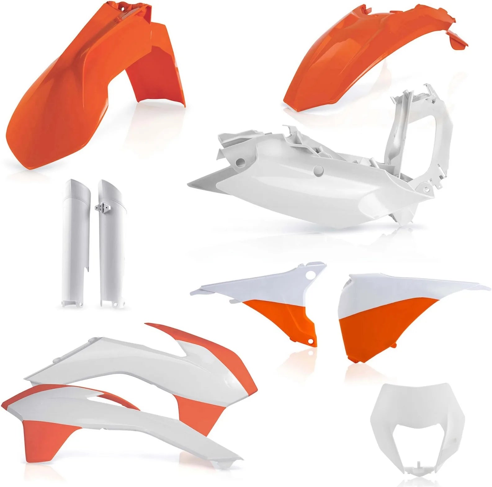 Kit Completo Plastiche - Acerbis Compatibile Con Ktm 300 Exc (2014-2015)