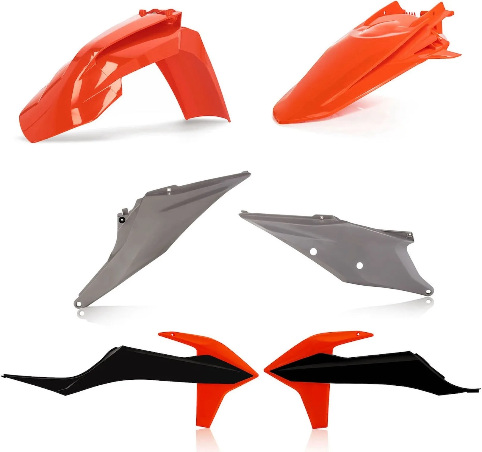 Kit Plastiche - Acerbis Compatibile Con Ktm 500 Xcf-W (2020-2021)