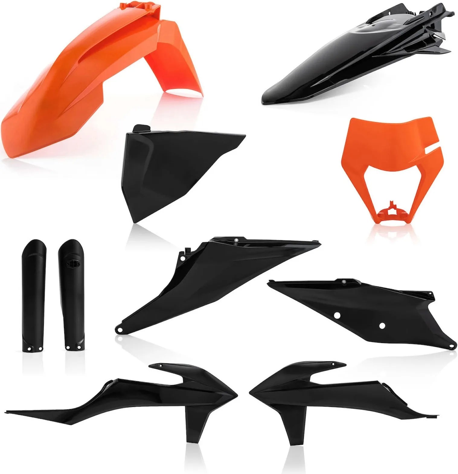 Kit Completo Plastiche - Acerbis Compatibile Con Ktm 350 Exc-F (2020-2021)
