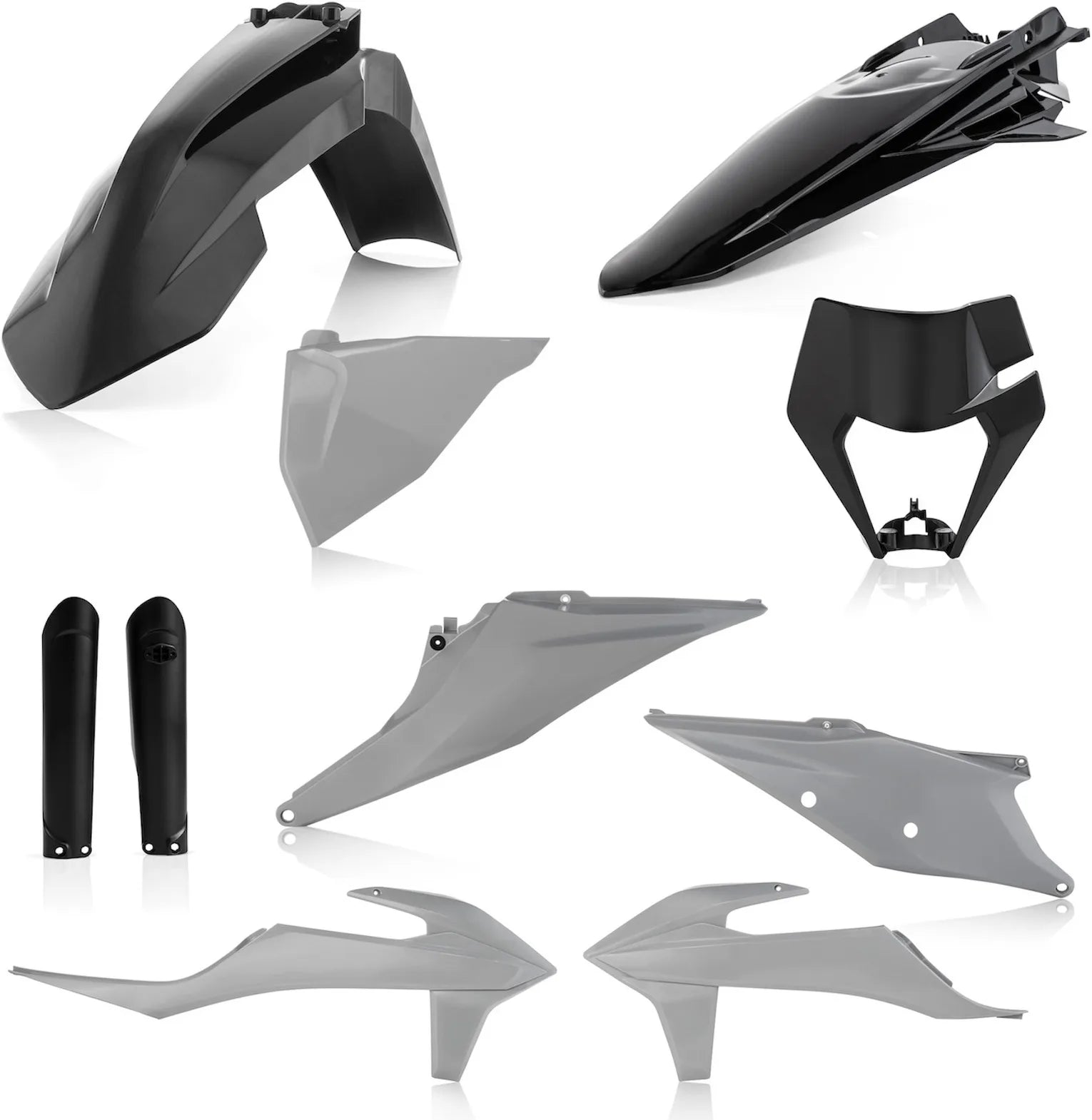 Kit Completo Plastiche - Acerbis Compatibile Con Ktm 350 Exc-F (2020-2021)