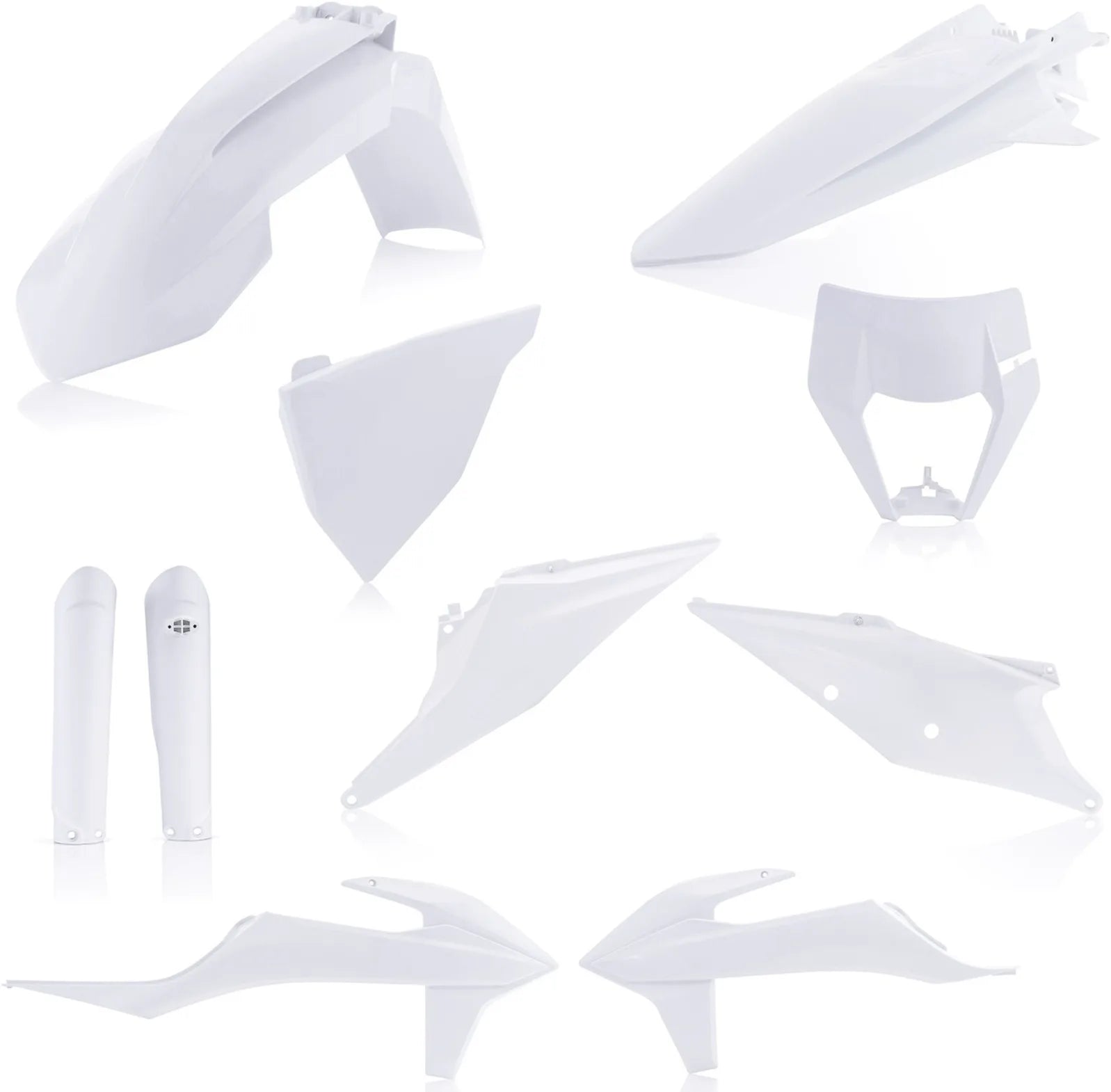 Kit Completo Plastiche - Acerbis Compatibile Con Ktm 350 Exc-F (2020-2021)