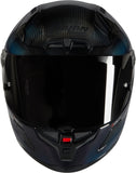 Full-Face Speeding Motorcycle Helmet Nolan X-804 Rs Ultra Carbon Blue Liquido Liquido 328 Size M