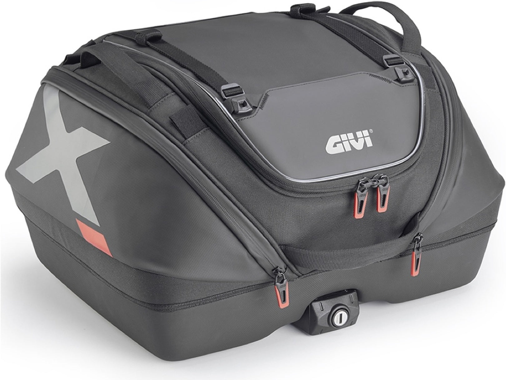 Monokey Black Top Bag - 40 Lt 6Kg Nylon - Givi Compatible With Kove Moto 510 X (2024)