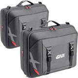 Valigie Laterali Monokey Nero 66 Lt Nylon - Givi Compatibile Con Honda Cbf 500 (2004-2012)