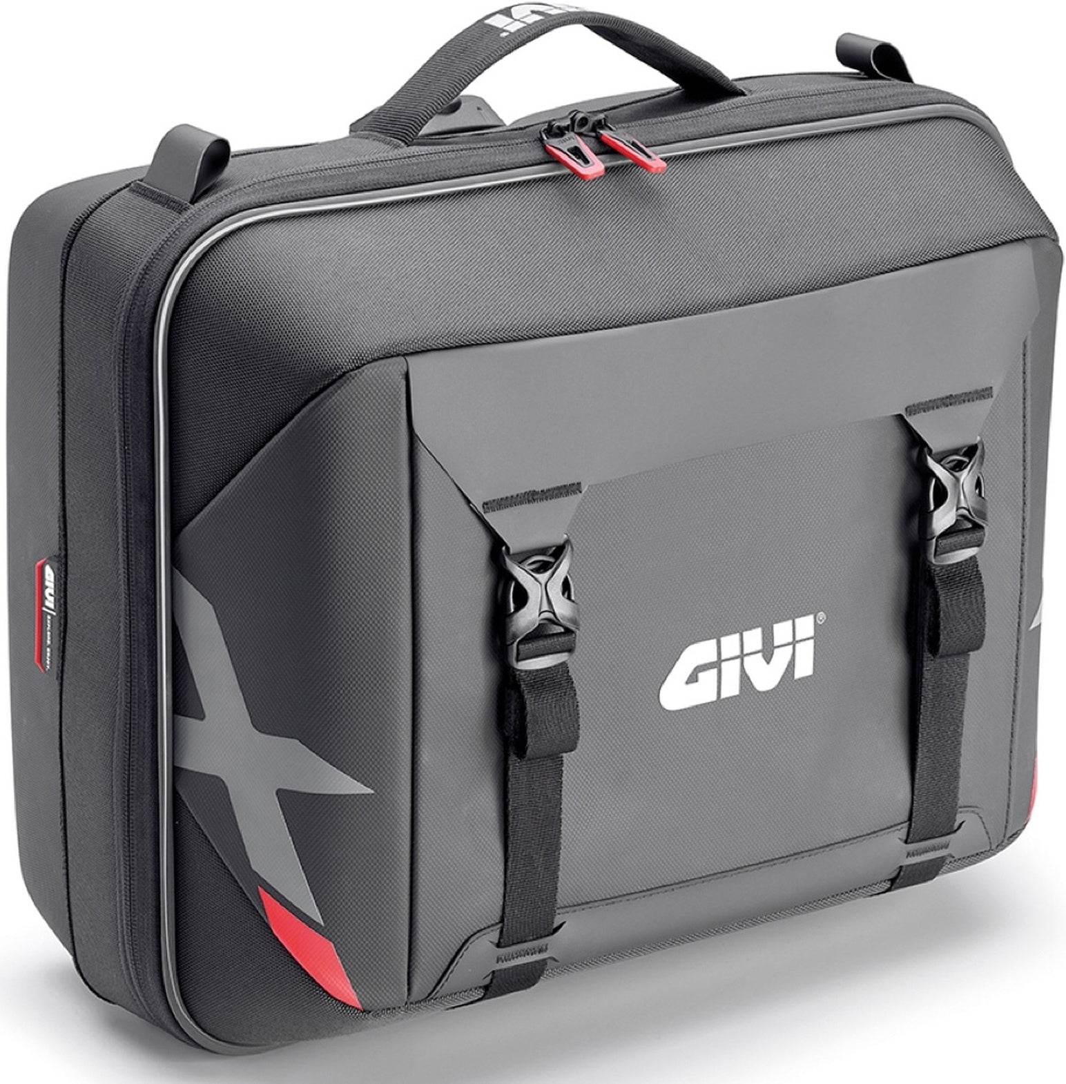 Monokey Black Top Case - 33 Lt Nylon - Givi Compatible With Kove Moto 510 X (2024)