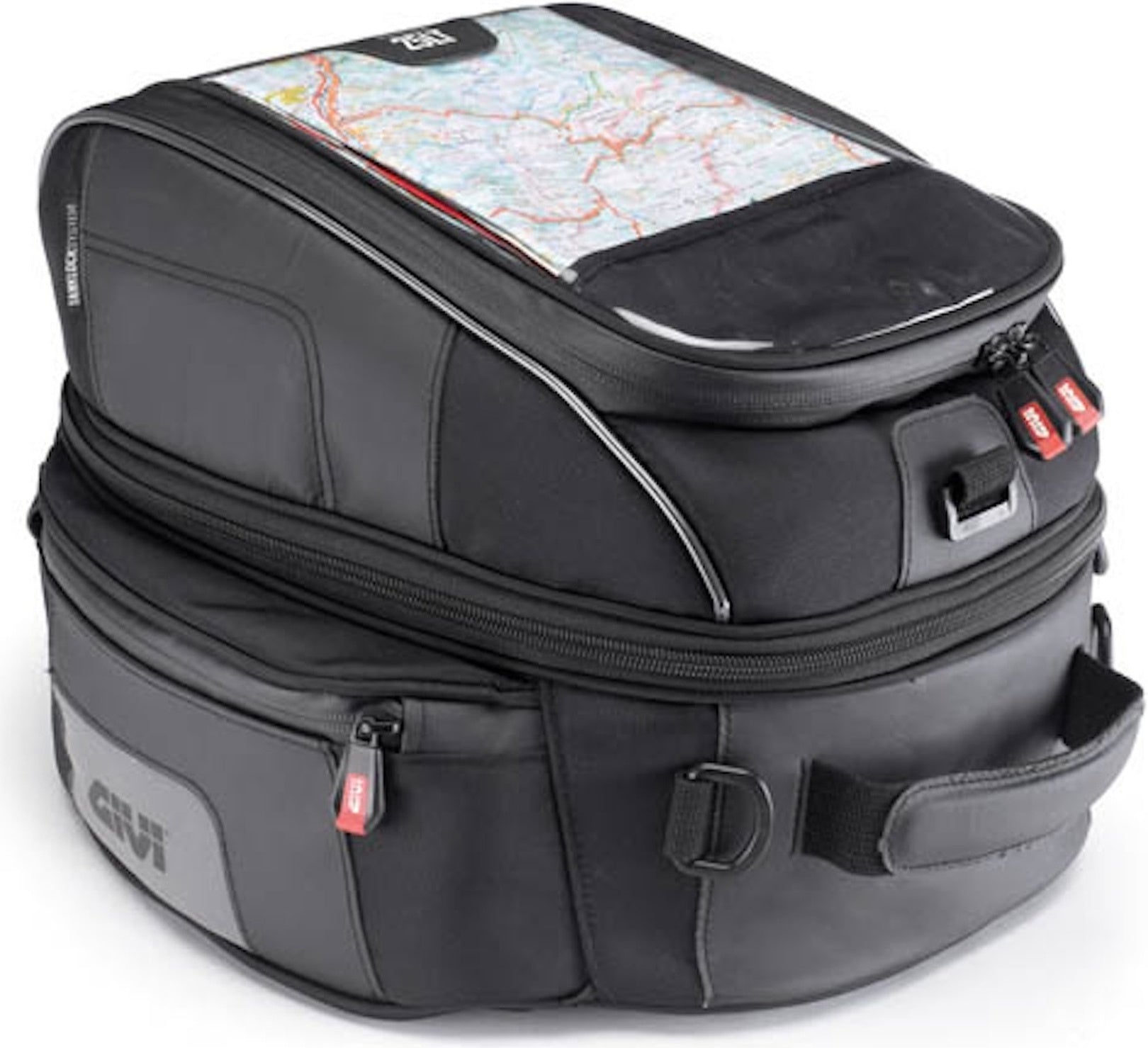 Tanklock Black Tank Bag - 25 Lt Nylon - Givi Compatible With Kove Moto 510 X (2024)