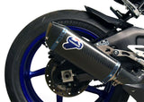 Terminale Di Scarico Con Omologazione Suono Force Carbonio Coppa Carbonio - Termignoni Compatibile Con Yamaha Yzf-R1 1000 (2015-2020)