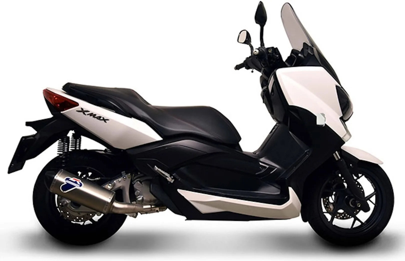 Terminale Di Scarico Catalizzato E Senza Omologazione Suono Relevance Acciaio Inox Coppa Carbonio - Termignoni Compatibile Con Yamaha X-Max 250 (2009-2020)