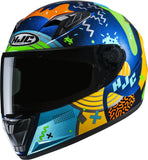 Casco Integrale Per Moto Hjc Y10 Advanced Polycarbonate Mc23 Mika Taglia 09 L