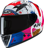 Casco Integrale Per Moto Hjc Y10 Advanced Polycarbonate Mc28 Mika Taglia 08 M