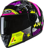 Casco Integrale Per Moto Hjc Y10 Advanced Polycarbonate Mc3H Mika Taglia 07 S