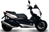 Terminale Di Scarico Senza Omologazione Suono Relevance Acciaio Inox Coppa Carbonio - Termignoni Compatibile Con Yamaha X-Max 400 (2010-2020)