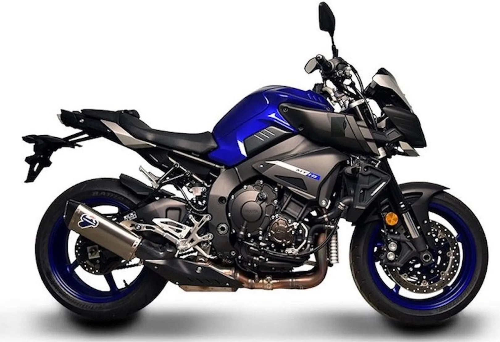 Terminale Di Scarico Con Omologazione Suono Force Titanio Coppa Carbonio - Termignoni Compatibile Con Yamaha Mt-10 (2016-2020)