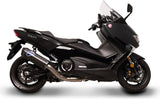 Impianto Di Scarico Completo Senza Omologazione Suono Scream Carbonio Coppa Carbonio - Termignoni Compatibile Con Yamaha Xp 530 T-Max (2017-2019)