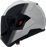 Flip-Up Travelling Motorcycle Helmet Nolan N120-1 Pearl / Black / Grey Verniciatura Speciale 356 Size M