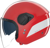 Urban Commuting Motorcycle Helmet Nolan N20-2 Visor Red / White Dolce Vita 349 Size S