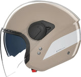 Casco Urban Commuting Per Moto Nolan N20-2 Visor Sabbia / Bianco Dolce Vita 350 Taglia S