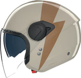 Casco Urban Commuting Per Moto Nolan N20-2 Visor Avorio / Ocra Impeto 343 Taglia S
