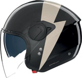 Casco Urban Commuting Per Moto Nolan N20-2 Visor Nero / Avorio Impeto 344 Taglia Xxl