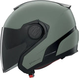 Casco Urban Commuting Per Moto Nolan N40-5 06 Verde Grigio Classico Nobile 337 Taglia Xl