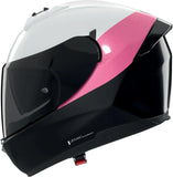 Casco Integrale Speeding Per Moto Nolan N60-6 Nero / Perla / Fucsia Verniciatura Speciale 347 Taglia L