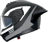 Full-Face Speeding Motorcycle Helmet Nolan N60-6 Sport Black / Grey Contrasto 359 Size Xl