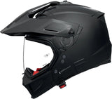 Flip-Up Travelling Motorcycle Helmet Nolan N70-2 X 06 Matte Black Classico 302 Size S