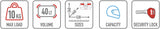 Monokey Black Tech Top Case - 40 Lt Technopolymer - Givi Compatible With Zontes 368 G (2025)