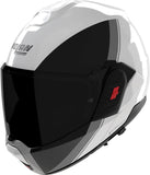 Flip-Up Travelling Motorcycle Helmet Nolan N120-1 Pearl / Black / Grey Verniciatura Speciale 356 Size Xxs