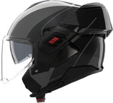 Flip-Up Travelling Motorcycle Helmet Nolan N120-1 Lava Grey / Black / Anthracite Fluente 361 Size Xs