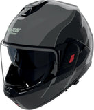 Flip-Up Travelling Motorcycle Helmet Nolan N120-1 Lava Grey / Black / Anthracite Fluente 361 Size Xs