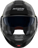 Casco Modulare Travelling Per Moto Nolan N120-1 Grigio Lava / Nero / Verde Impulso Ciclone 362 Taglia L