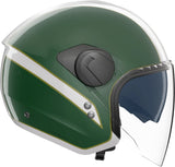 Urban Commuting Motorcycle Helmet Nolan N20-2 Visor White / Green / Red Tricolore 346 Size Xxs