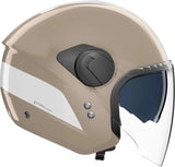 Casco Urban Commuting Per Moto Nolan N20-2 Visor Sabbia / Bianco Dolce Vita 350 Taglia S