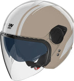 Casco Urban Commuting Per Moto Nolan N20-2 Visor Sabbia / Bianco Dolce Vita 350 Taglia S