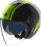 Casco Urban Commuting Per Moto Nolan N20-2 Visor Nero / Verde Impulso Dolce Vita 352 Taglia Xl