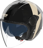 Casco Urban Commuting Per Moto Nolan N20-2 Visor Nero / Avorio Impeto 344 Taglia Xxl